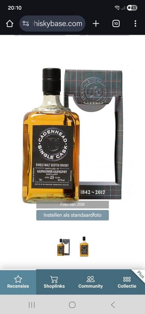 Glenlossie 23 g, Enlèvement ou Envoi, Neuf