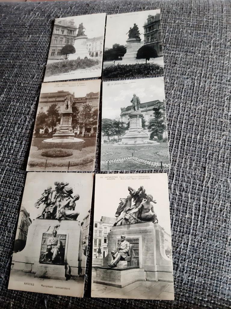 Standbeelden Antwerpen 10 stuks, Verzamelen, Postkaarten | België, Ophalen of Verzenden, Antwerpen