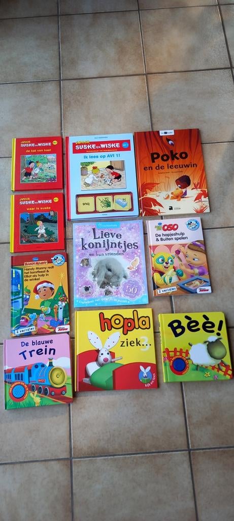 11 Boeken Disney, Hopla, Poko, Jip & Janneke, Suske & Wiske, Boeken, Kinderboeken | Kleuters, Nieuw, 5 of 6 jaar, Jongen of Meisje