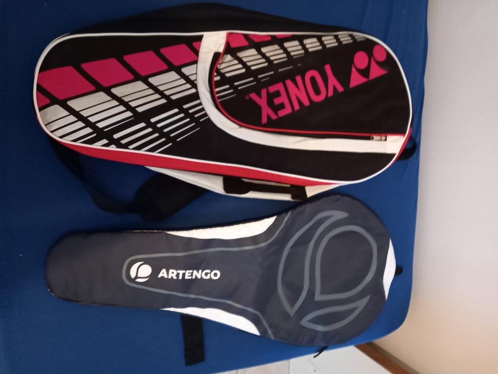 2 sacs à raquette de tennis yonex et artengo, Enlèvement ou Envoi, Raquette
