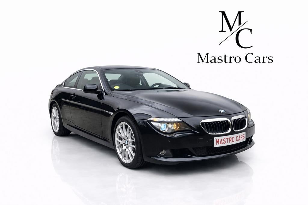 BMW 630i 270 pk 2008 279.000 km, Auto's, BMW, Achterwielaandrijving, Zwart, Leder, 200 kW