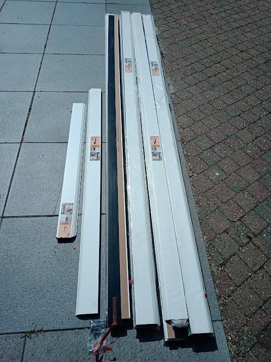 lot mdf plinten met kabelgoot., Nieuw, 200 tot 250 cm, Plinten, Ophalen