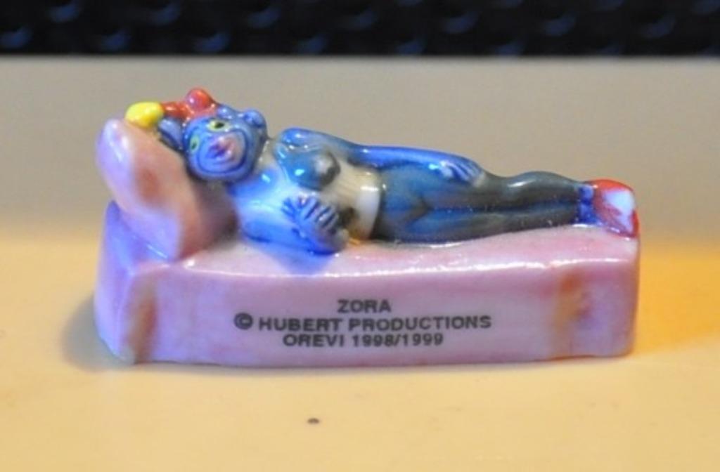 feve en porcelaine  zobra hubert production, Ophalen of Verzenden, Zo goed als nieuw, Overige typen