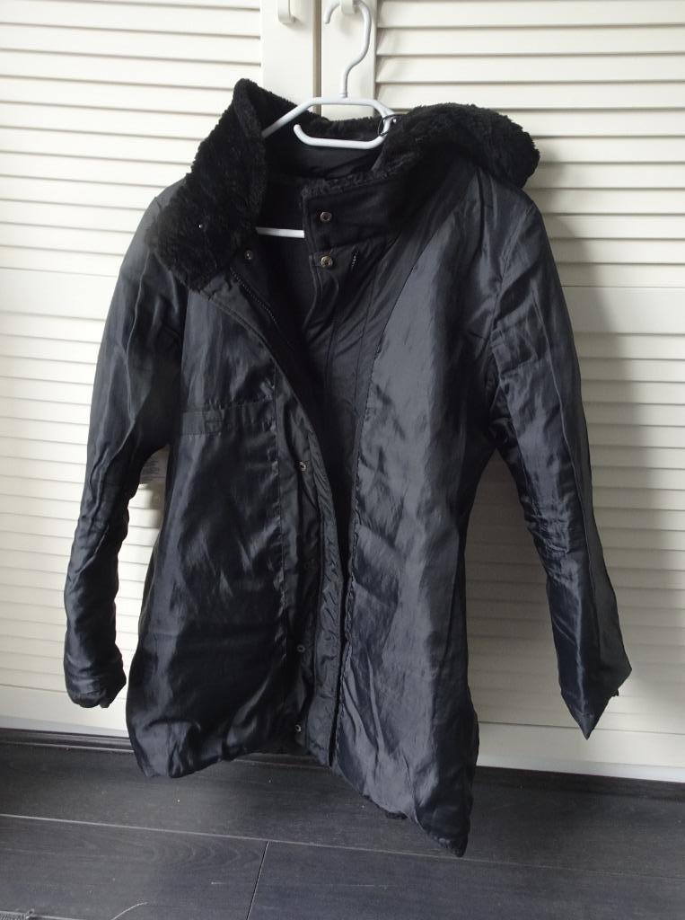 Veste / Doudoune noire, Taille 42/44 (L), Enlèvement ou Envoi, Guigue, Porté