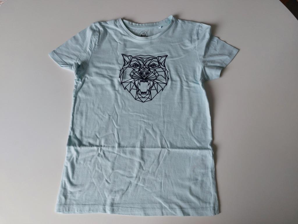 Tshirt - wolf - maat:146 - 2€, Gebruikt, Besties, Ophalen of Verzenden, Shirt of Longsleeve