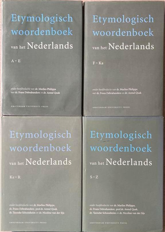 Etymologisch woordenboek van het Nederlands, Boeken, Woordenboeken, Nederlands, Ophalen of Verzenden