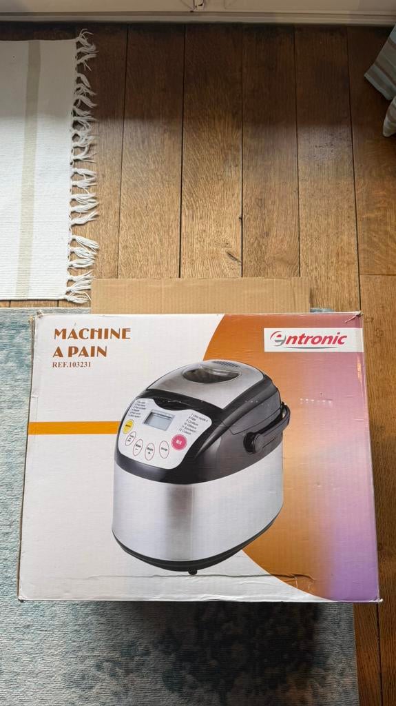 Machine à pain Entonic – Comme neuve – Très peu utilisée, Electroménager, Enlèvement ou Envoi, Utilisé