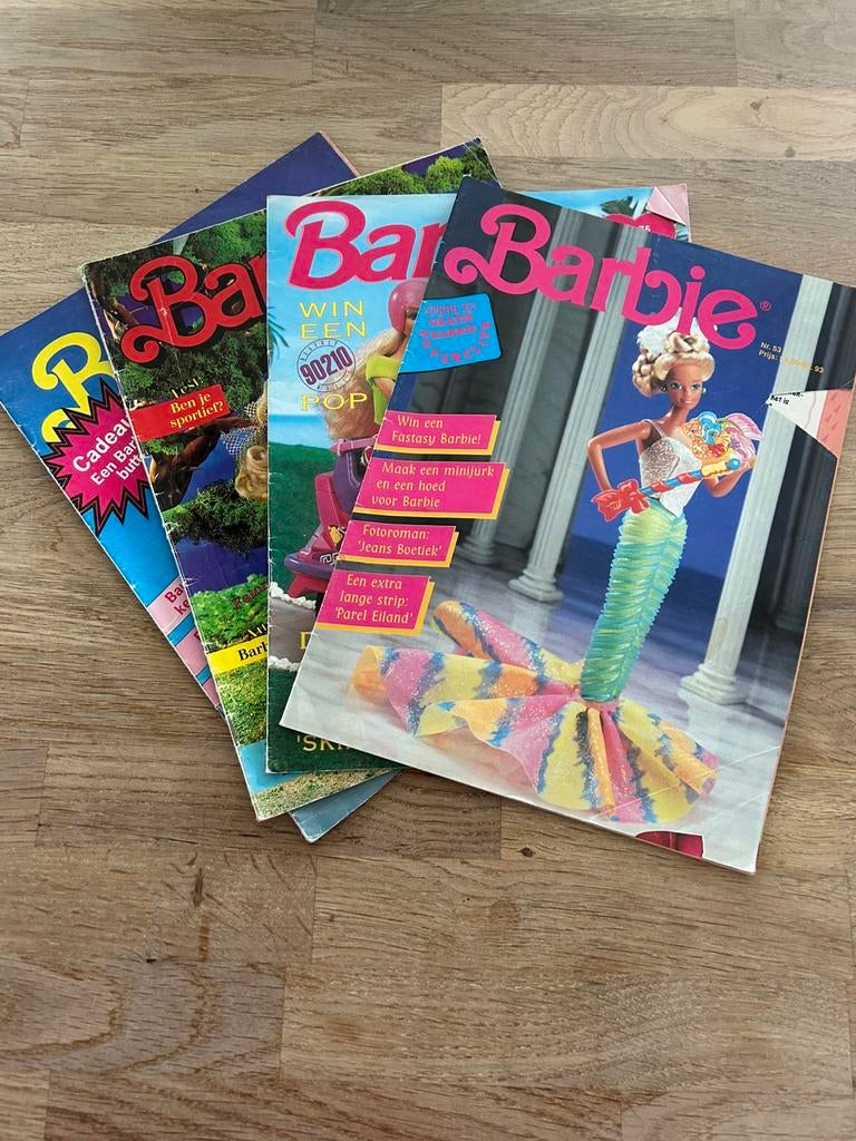 Vintage Barbie tijdschriften, Enlèvement, Utilisé, Autres types