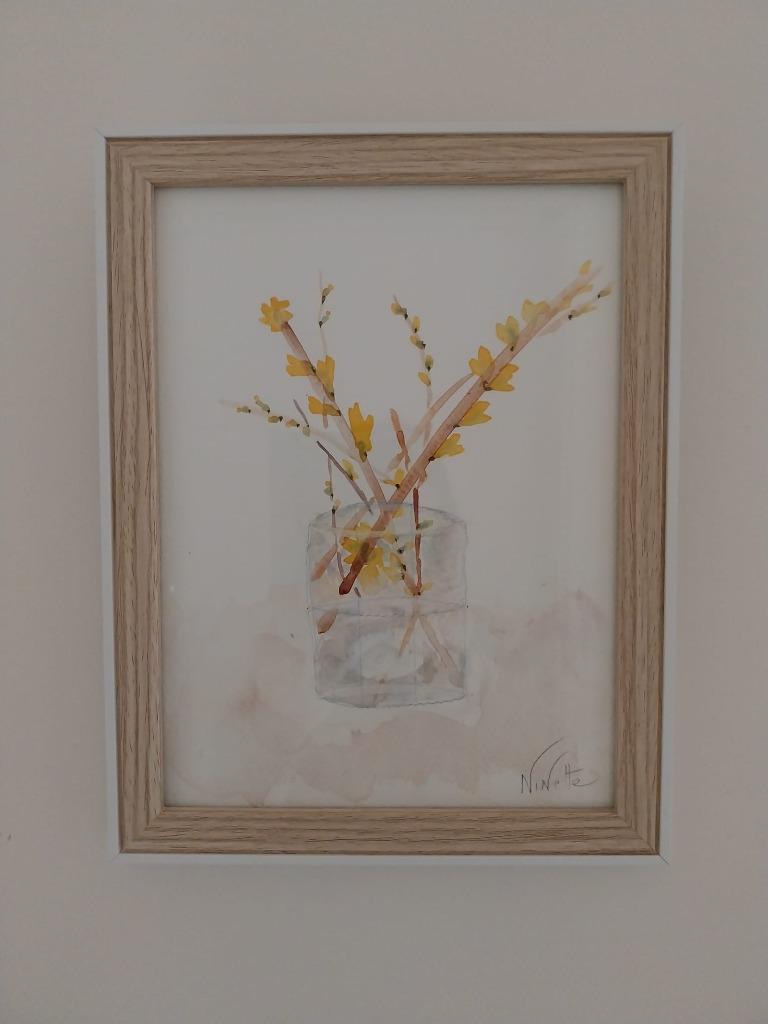 Originele moederdag cadeau - Aquarel 21x27 cm, Ophalen