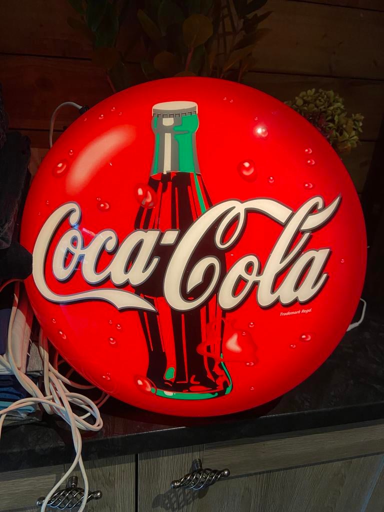 Coca cola lichtreclame jaren 80, Ophalen of Verzenden, Nieuw