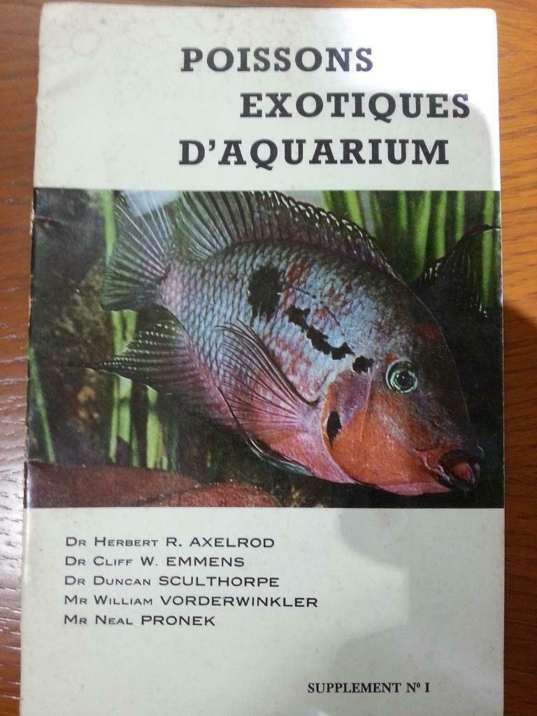 Poissons exotiques d'aquarium supplément 1, Enlèvement ou Envoi, Utilisé, Poissons