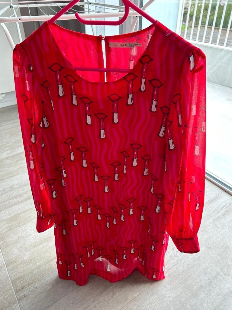 Kleedje, Kleding | Dames, Esqualo, Zo goed als nieuw, Knielengte, Rood