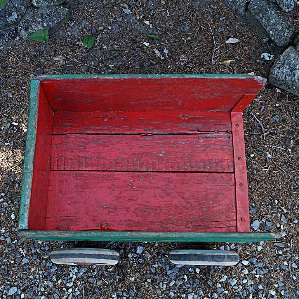 Antieke houten trolley 2018086, Ophalen