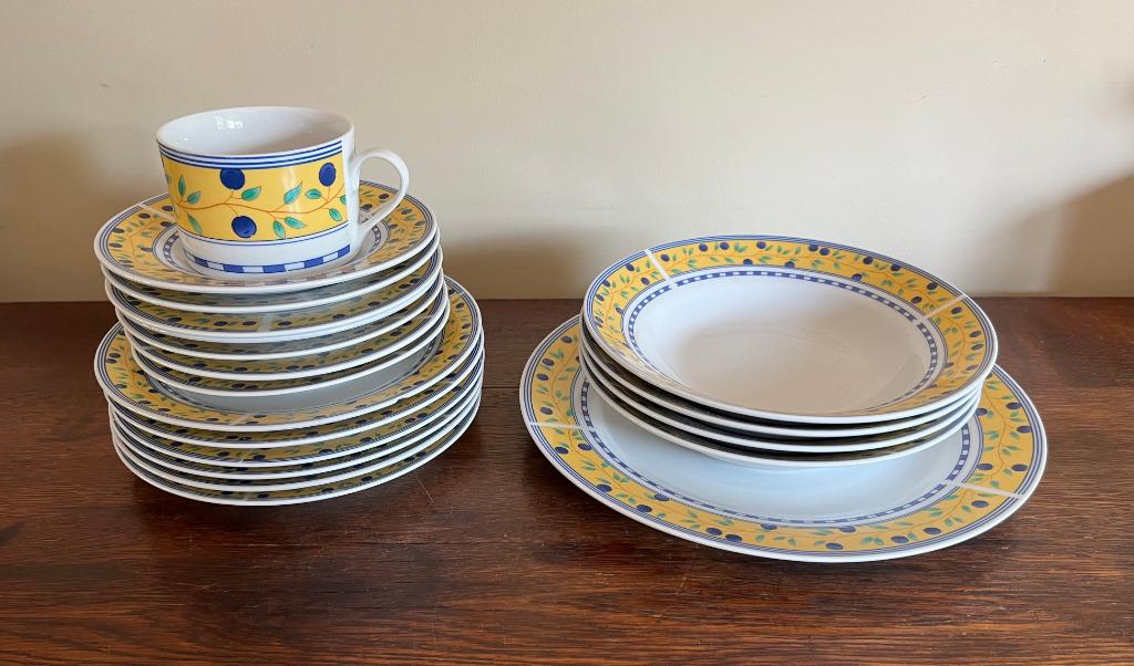 restje van servies om aan te vullen, Huis en Inrichting, Keuken | Servies, Gebruikt, Bord(en), Aardewerk, Ophalen of Verzenden