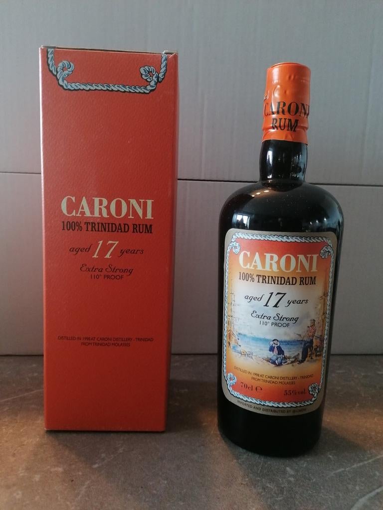 Rhum Caroni-17 ans d'âge-110deg proof-LMDW, Collections, Enlèvement, Comme neuf