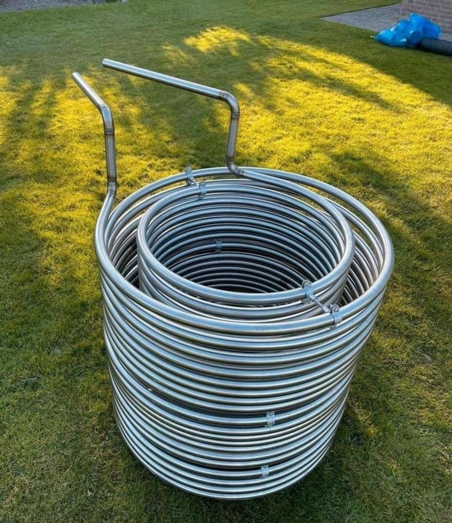 Warmtewisselaar rvs 316 water efficiënt verwarmen, Ophalen of Verzenden, Nieuw
