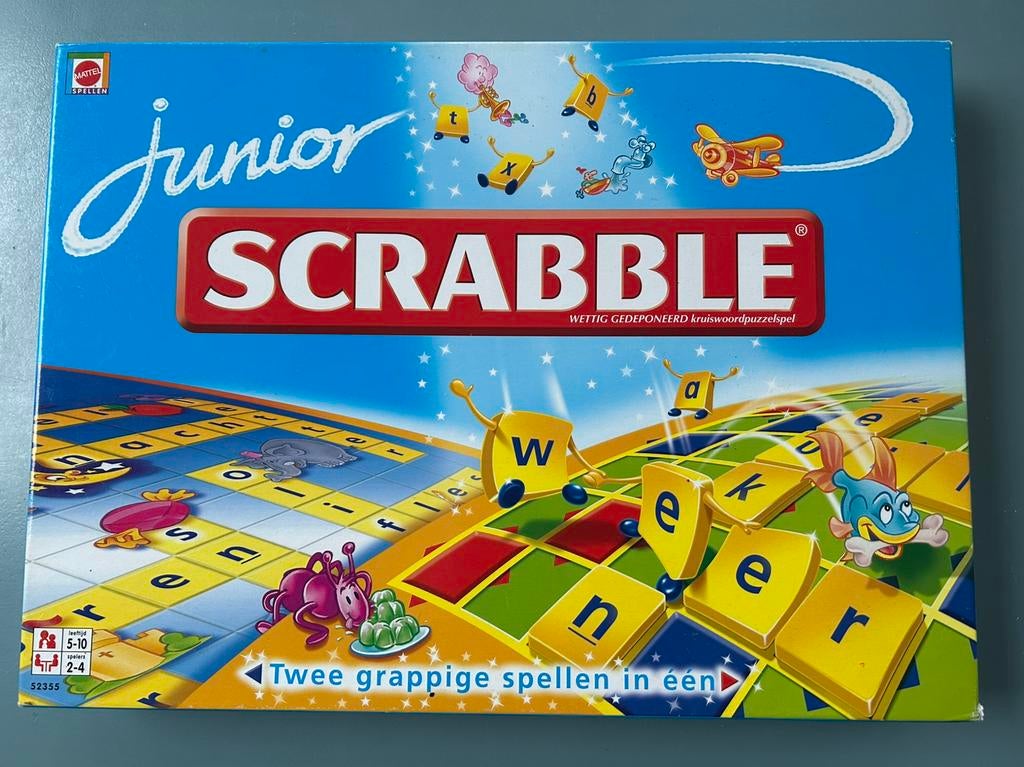 Scrabble Junior, Ophalen of Verzenden, Zo goed als nieuw