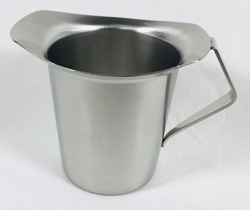 Alessi Alfra Alessi vintage design inox melkkannetje 25 cl, Antiek en Kunst, Ophalen of Verzenden