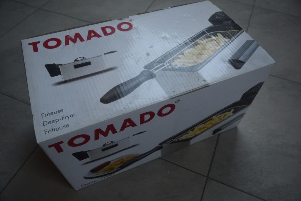 Friteuse Tomado, 1 à 2 litres, Enlèvement ou Envoi, Comme neuf, Pan intérieur amovible