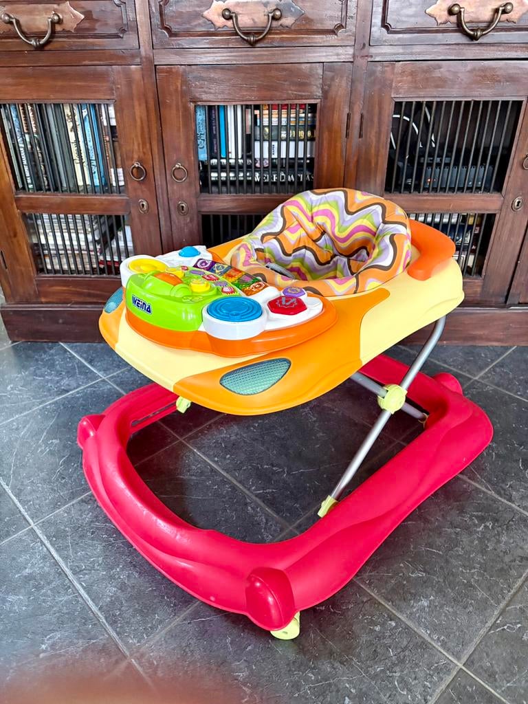 Loopstoel Weina Musical Baby Walker, Ophalen, Zo goed als nieuw