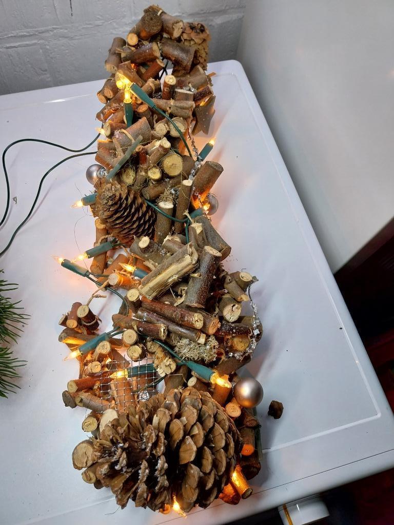 Tafeldecoratie kerststuk, Diversen, Kerst, Ophalen of Verzenden, Zo goed als nieuw