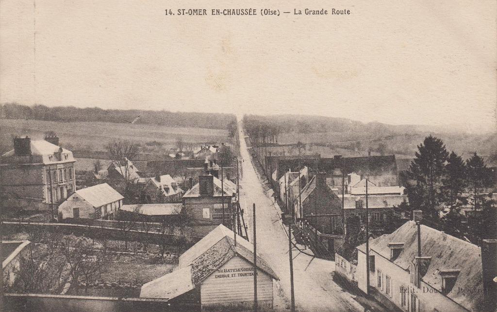FRANKRIJK - Omer-en-Chaussée: La Grande Route, Verzenden, Gelopen, Frankrijk