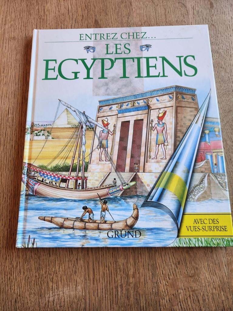 Livre "Entrez chez... Les Egyptiens", Livres, Encyclopédies, Enlèvement ou Envoi, Tome à part, Comme neuf, Gründ