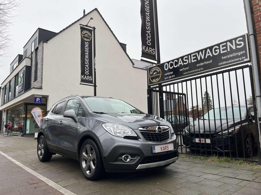 Opel Mokka Innovation ecoFlex (bj 2014), Auto's, Euro 5, Zwart, 4 cilinders, Leder