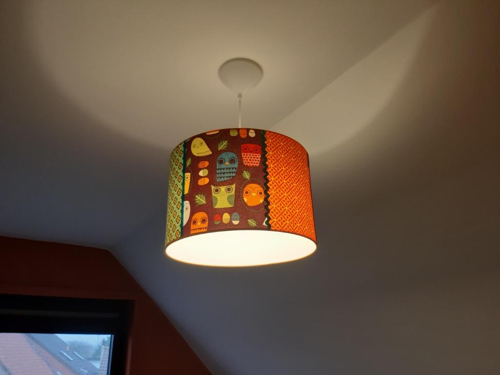Hanglamp Juul Design - Uil, Ophalen, Zo goed als nieuw, Minder dan 50 cm