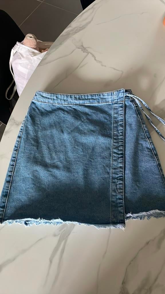 Jeans wikkelrok object M, Maat 38/40 (M), Blauw, Object, Ophalen of Verzenden