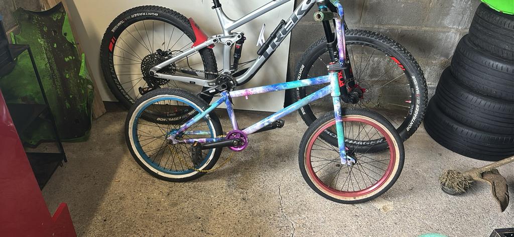 Bmx a finir, Vélos & Vélomoteurs, V-brakes, Aluminium, 16 à 20 pouces, Enlèvement