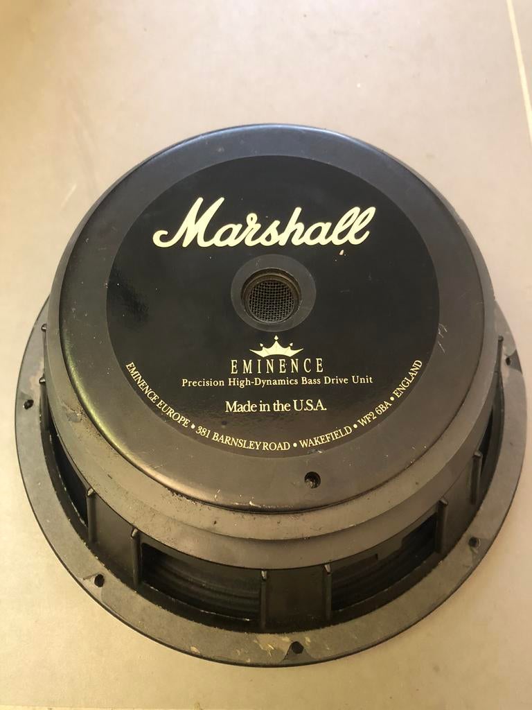 Marshall BK121240, TV, Hi-fi & Vidéo, Enceintes, Utilisé, Autres types, 120 watts ou plus, Autres marques, Enlèvement