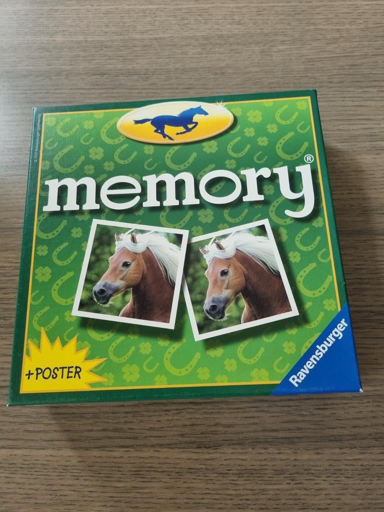 Memory spel paarden, Ophalen
