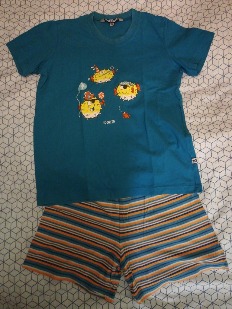 Woody pyjama 10 jaar t-shirt short maat 140, Kinderen en Baby's, Ophalen of Verzenden, Zo goed als nieuw