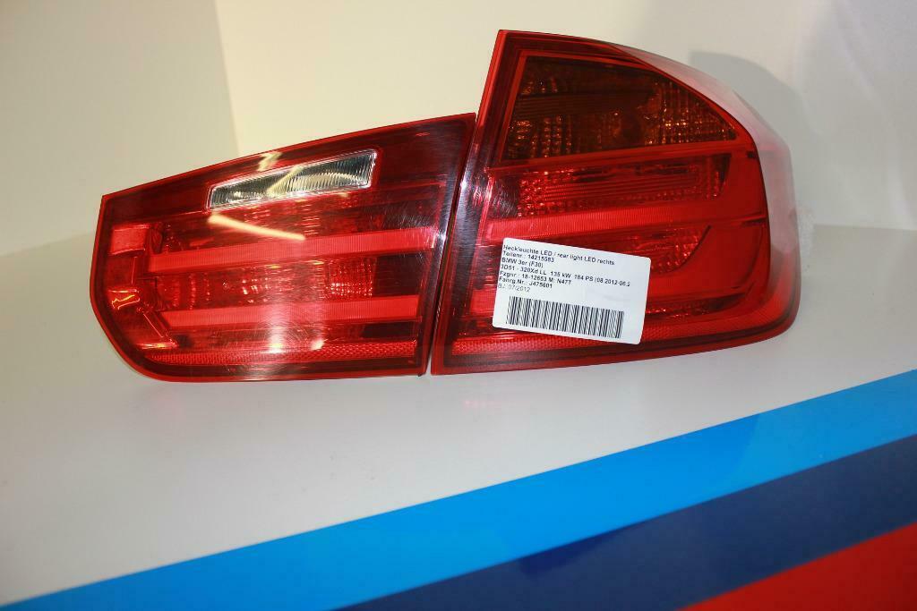 Feu arrière droit à LED BMW Série 3 F30 7312846/7372794, Autos : Pièces & Accessoires, Enlèvement ou Envoi, Utilisé, BMW