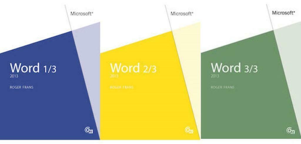 Word 2013 1/3, 2/3 en 3/3 (3 delen), Ophalen of Verzenden, Nieuw, Software