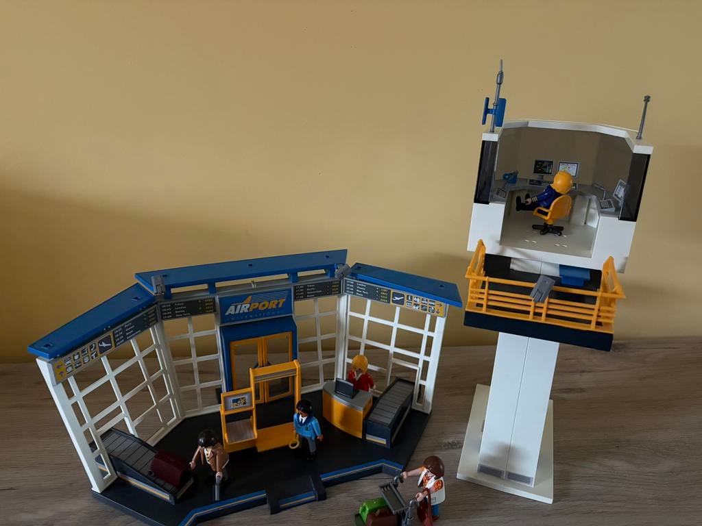 Aéroport playmobil complet, Enlèvement, Comme neuf