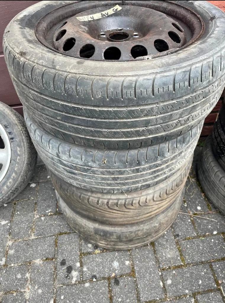 4 jantes acier 15 pouces VW Bora / Golf 4 (5×100), Enlèvement, Utilisé, Seat