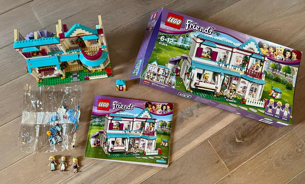 Lego Friends Stephanie's Huis - 41314, Ophalen of Verzenden, Zo goed als nieuw, Complete set, Lego