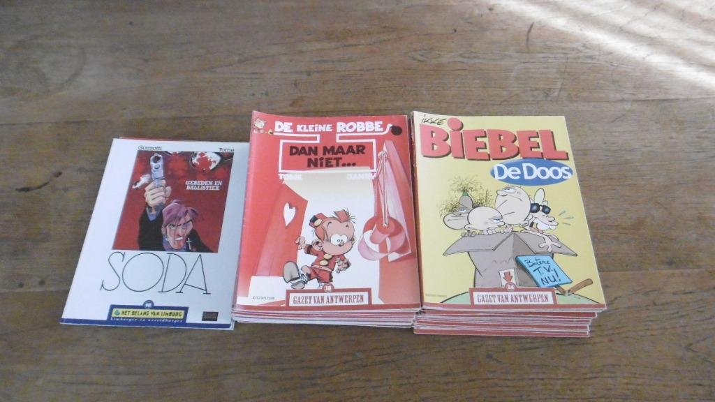 45 strips van Gazet van Antwerpen, Ophalen of Verzenden