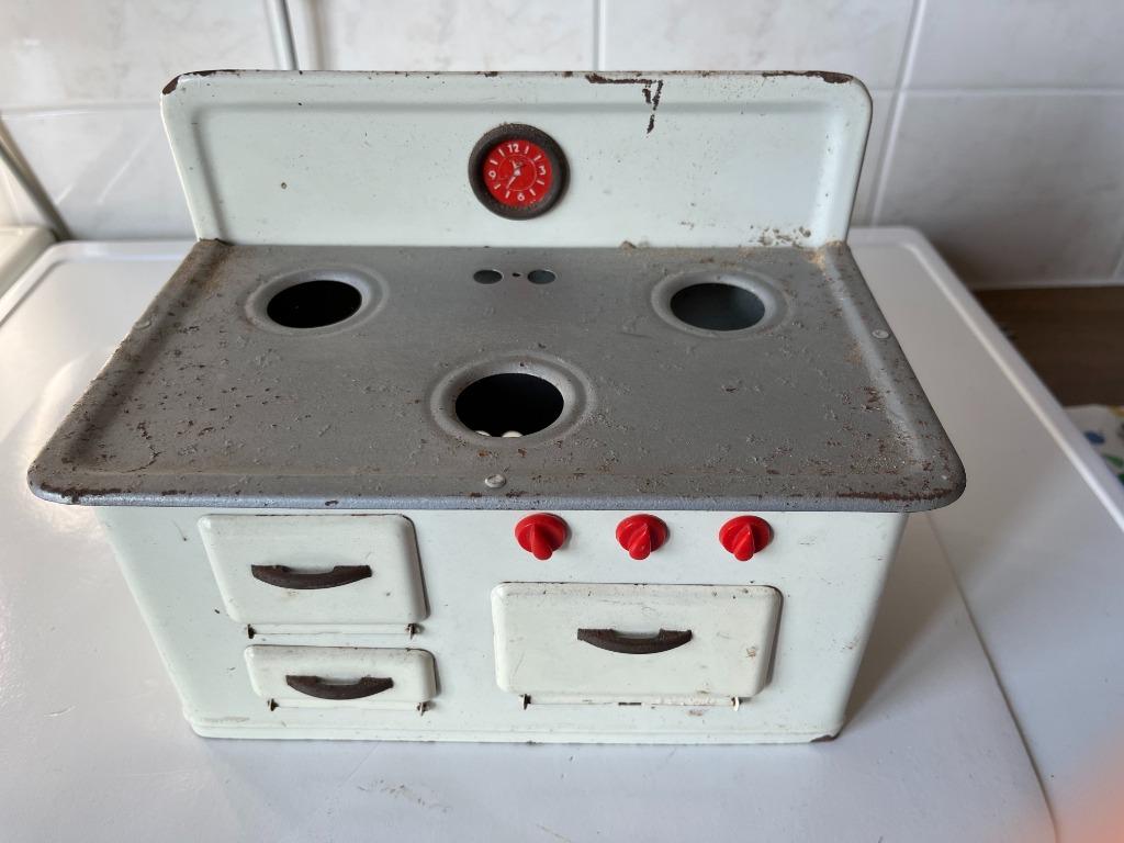 Vintage keukentje uit blik jaren '60 - speelgoed, Enlèvement ou Envoi