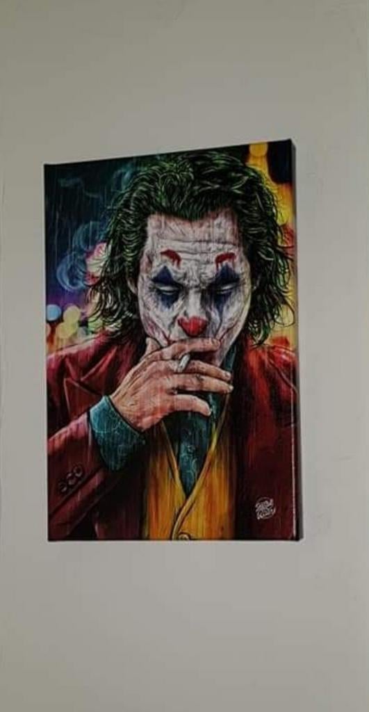 Canvasdoek The Joker, Enlèvement