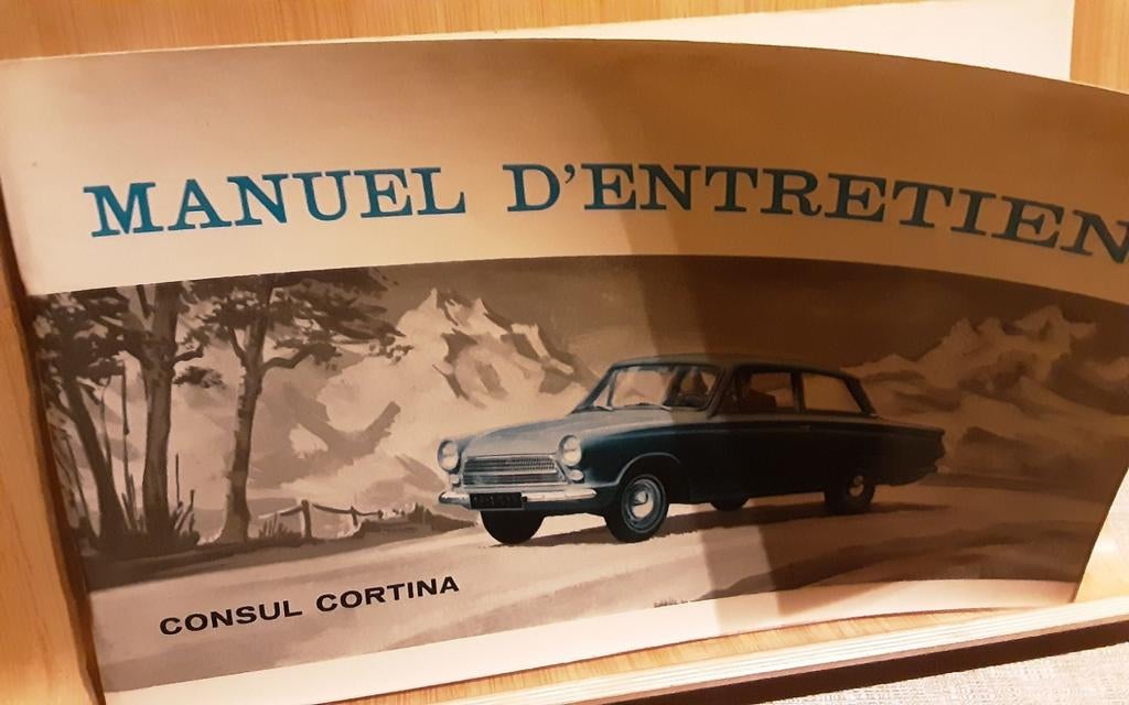Ford consul cortina handleiding, Ophalen of Verzenden