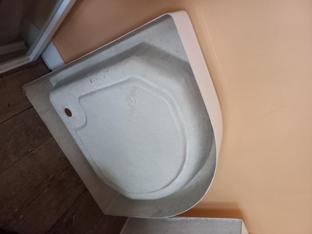 bac de douche de coin 90cm sur 90 cm, Bricolage & Construction, Sanitaire, Enlèvement, Comme neuf, Douche