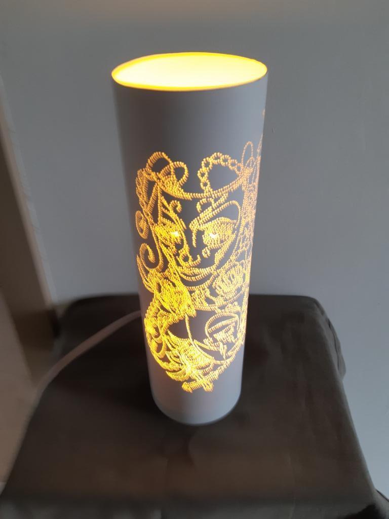 STAANLAMP, Huis en Inrichting, Lampen | Vloerlampen, Ophalen of Verzenden, Zo goed als nieuw, Kunststof, Minder dan 100 cm