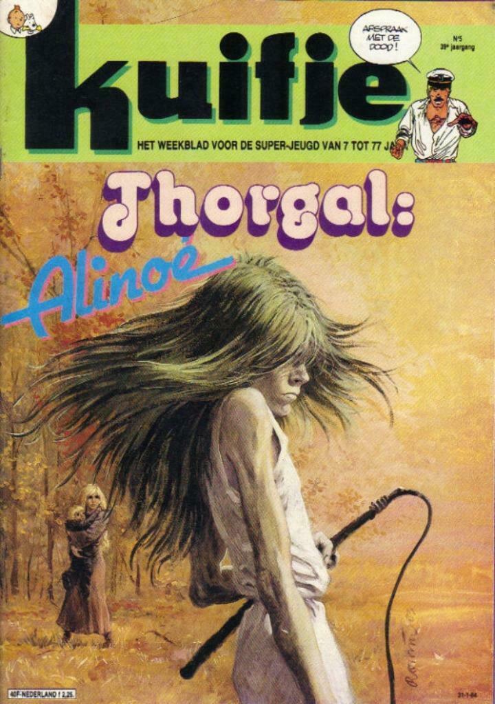 Weekblad Kuifje van 31-1-1984, 39ste Jaargang, Nummer  5, Gelezen, Europa, Ophalen of Verzenden, Meerdere comics