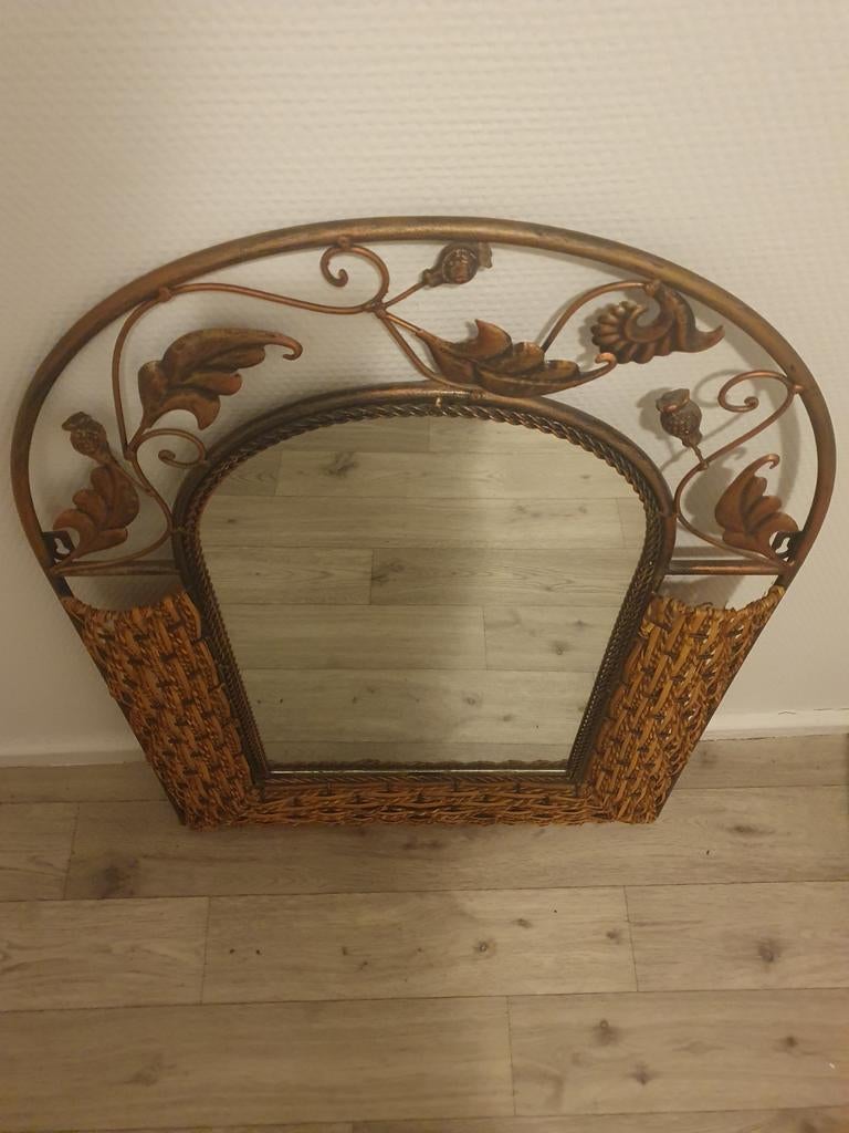 Miroir fer forgé, Maison & Meubles, Enlèvement ou Envoi, Comme neuf