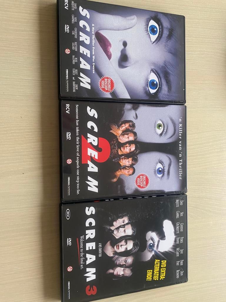 Scream collectie, Cd's en Dvd's, Ophalen