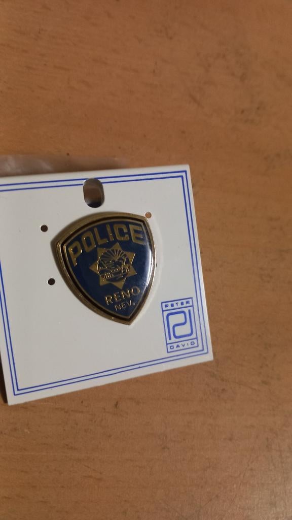 Épinglette, Police de Reno, Collections, Broches, Pins & Badges, Enlèvement ou Envoi, Comme neuf