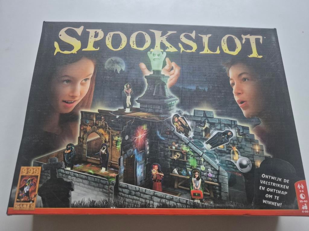 Spookslot gezelschapspel, Hobby en Vrije tijd, Gezelschapsspellen | Bordspellen, Ophalen of Verzenden, Zo goed als nieuw